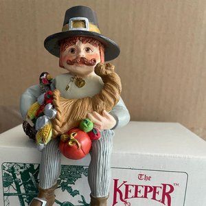 Keeper of Thanksgiving figurine shelf sitter